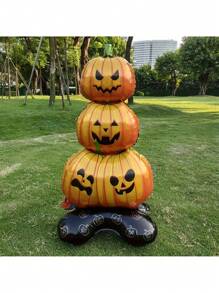 46 英寸南瓜怪兽道具，48 英寸南瓜堆，万圣节派对装饰，节日活动装饰