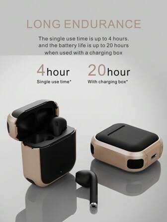 G03 Semi In-Ear Wireless Headphones, 5.3 Version, Sports Sweat-Proof And Waterproof, Wireless In-Ear Gaming Low Latency Long Battery Life Headphones For Gaming & Music