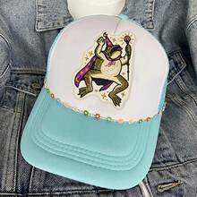 1pc/3pcs/5pcs Creative Toad Wizard Embroidered Patches - Iron-On/Sew-On Appliques, Suitable For Christmas, New Year Holiday Clothing, Backpacks, Jackets And Hats - DIY Christmas & New Year Gift Ideas - Multicolor - View 3