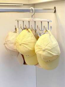 1/3/5/10/15件装多功能旋转衣架，带多个挂钩，适用于领带、围巾、卧室衣柜空间整理、收纳盒、女士上衣、女士裤子、女士冬装、女士连衣裙、女士优雅服饰 – 360°旋转衣柜整理衣架，也可用于挂腰带