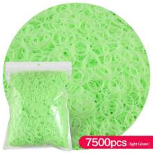 500 件/1000 件/1500 件/7500 件 DIY 珠宝制作套件 - 橡皮筋、弹性手链和头带、手工手链制作套装、适合生日和圣诞礼物、派对用品 - 皮筋 - 查看 20