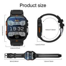 Smartwatch, kabelloses Anrufen/Wählen, verschiedene App-Erinnerungen, geeignet für Männer und Frauen, Sportuhr, Informationserinnerung, für iOS/Android
