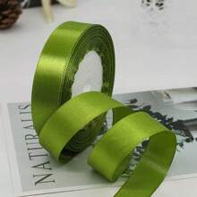 Rainbow Ribbon Solid Series 10 Colors Double Sided Satin Ribbon Used For Gift Packaging, Happy Birthday Party Decoration, Wedding Decoration, And Bouquet Decoration