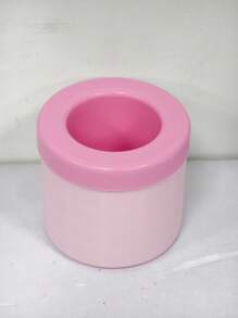 1 pièce/2 pièces Moule à glaçons en silicone, fabricant de glaçons 3D cylindriques, bac à glaçons simple avec couvercle pour la cuisine, les fruits de mer et les fournitures scolaires
