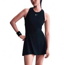 Nike 女式圆领休闲无袖背心式迷你连衣裙 - 黑色 - 查看 3