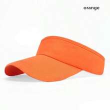 1 pieza Sombrero de sol ajustable para deportes al aire libre, diseño unisex, apto para tenis, béisbol, golf, deportes, ciclismo, , gorra de unicolor con parte superior abierta, opción de regalo ideal