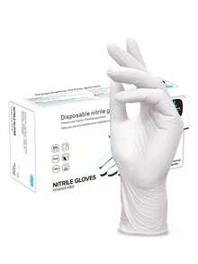 Plum-Purple Disposable Nitrile Gloves, Powder-Free Latex-Free, Durable Household Cleaning Gloves, Waterproof Gloves For Kitchen Cleaning, Tattoo, Hair Dye, Pet, Salon, Cleaning Supplies, DIY Tools - Plum Purple - View 10