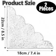 SKKRERemovable Shower Splash Guard For Bathtub 2Pack Shower Water Splash Guard Bathtub Splash Guard Shower Guards To Keep Water In Shower Bath Tub Splash Guard For Walk In Shower SelfAdhesive Waterproof2f2f - as pic - View 2