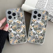 Compatible con phone 16 Pro, 15/14 Plus, 13/12/11 Pro. Nueva funda magnética transparente de acrílico con diseño clásico y resistente. Funda de alta calidad para hombres y mujeres. - Colores mixtos 1 - Ver 7