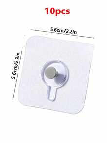 2 件/4 件/12 件/20 件相框悬挂工具,免钉壁挂画钉,相册相框挂钩 - 無色 - 查看 19