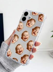 1 pieza Funda de teléfono de cristal personalizada compatible con IPhone 15 Pro Max/ S24 Ultra/Redmi//OnePlus y otros modelos
