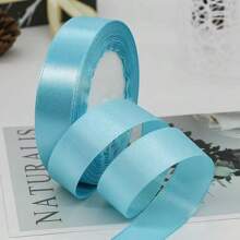 Rainbow Ribbon Solid Series 10 Colors Double Sided Satin Ribbon Used For Gift Packaging, Happy Birthday Party Decoration, Wedding Decoration, And Bouquet Decoration