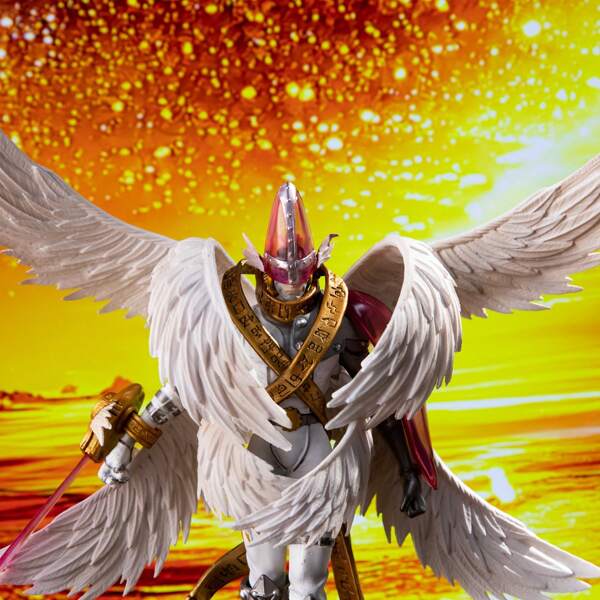 ONE PIECE 1pc Angelmon PVC Exquisite Digimon Figures Ornament, Angelmon, Desktop Figure Collection, Height Of About 23cm, Home Desktop Decoration Ornaments, Desktop Tid E Toys (Anti-Inverted Base), Home Car Gadgets, Gift Surprises, Anime Game Peripheral Ornaments,Digimon, Digomon, Badamon, Angelmon, Divine Angelmon, Seraphmon Or Main Angel Or Drakemon