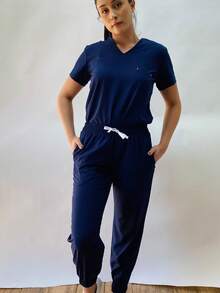 Scrub Sets - Navy Blue - View 4