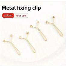 4/8pcs Invisible Waist Cincher Metal Clips - Adjustable, Shorten Pants Length, Hem Shortener, Fashion Jeans & Clothing Accessory, Easy To Use, Comfortable & Versatile - Multicolor - View 8