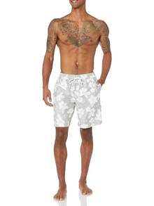 Normal Shower Bags - Gray Hibiscus Impression. - View 10