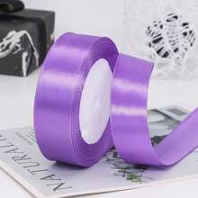 Rainbow Ribbon Solid Series 10 Colors Double Sided Satin Ribbon Used For Gift Packaging, Happy Birthday Party Decoration, Wedding Decoration, And Bouquet Decoration