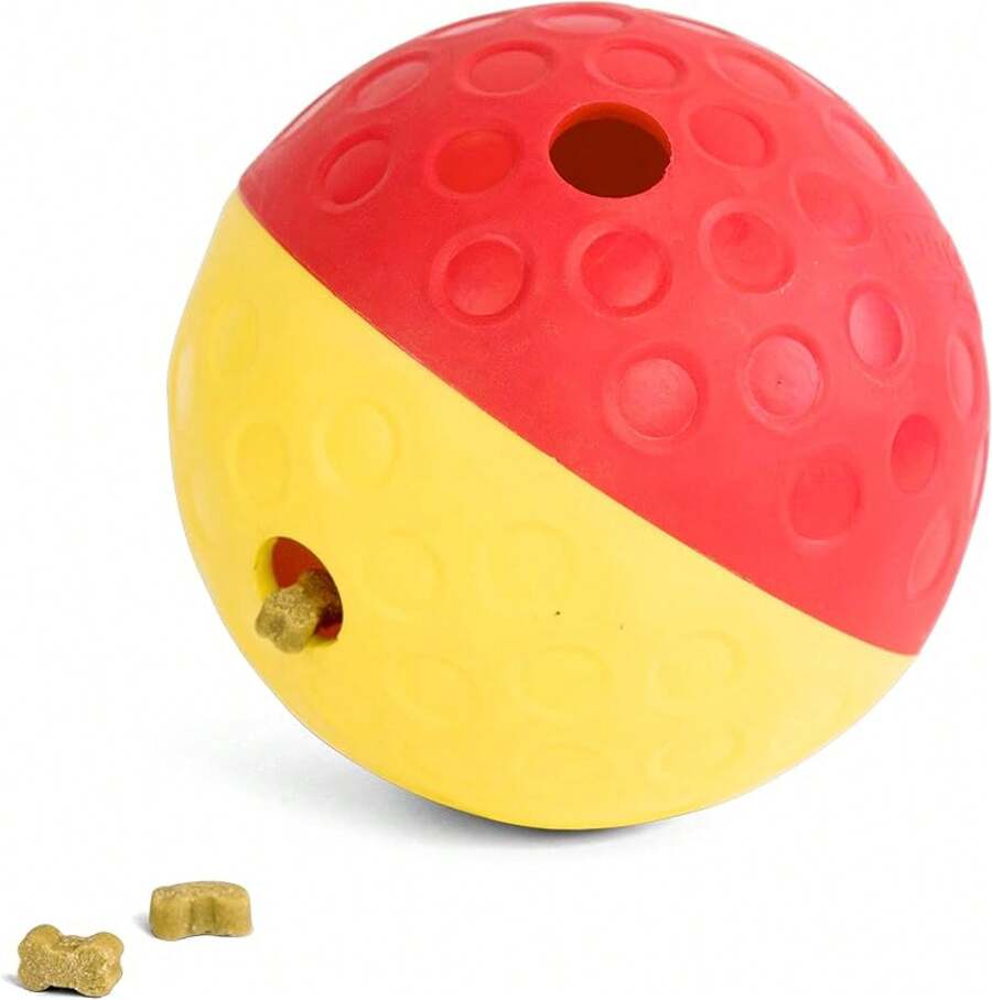Outward Hound By Nina Ottosson Treat Tumble Interactive Puzzle Ball Dog Toy, Level 1 Beginner, Blue, Small (4.75" Diameter) - 翻滾款待(大紅色) - 查看 1