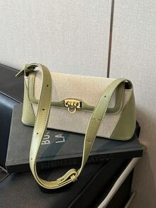 New Style Shoulder Bag, Tote Handbag, Versatile Armpit Bag, Fashion & - Green - View 5