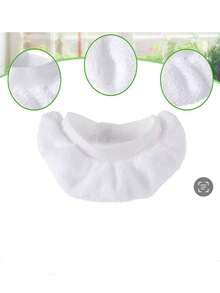 4 piezas de tela de fibra ultrafina adecuada para limpiadora de vapor manual, paños de reemplazo para limpieza con vapor lavables y reutilizables, accesorios de limpieza, suministros de limpieza para el hogar, decoración de habitaciones, se puede usar para prevenir manchas de grasa, basura, etc., adecuado para cocinas, restaurantes, fiestas, reuniones, viajes, regalos familiares, regalos para el hogar