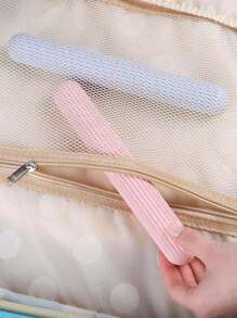 8/7/5/4/2/1pc Travel Toothbrush Case, Toothbrush Outdoor Storage Box, Travel Toiletries Storage, Storage Dust Box, Bathroom Accessories, Toiletries Tools, Beach Travel Essentials, Holiday Essentials School Supplies Travel Essentials Women's College Dormitory Travel Accessories Vacation Summer Back To School