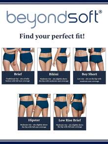 Ropa interior Beyondsoft para mujeres de Fruit of Loom (tallas regulares y grandes), hipster-modal-paquete de 6 colores surtidos, - 1 - Ver 7