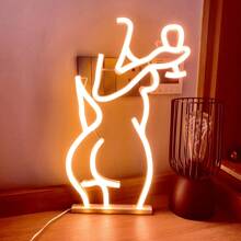 1 pieza Letrero de neón decorativo de pared para bar, luz LED con pilas o alimentación USB con diseño de jarra de cerveza, copa de cóctel, jarra de cerveza, letrero de neón de bar para habitación, dormitorio, decoración de bar