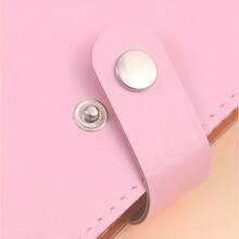 1pc Customizable Name & Bill Storage Book, Made Of PU Material, Can Hold 100 Bills, With Bill Photo, Stamp, And Bank Card Storage, A6 Super Large Capacity Cash Storage Notebook Includes 50pcs Internal, Creative Collection Holder