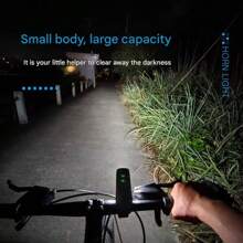 Rechargeable LED Bike Front Light With Horn, 2-In-1 Bicycle Headlight, Long Battery Life, Portable And Convenient For Nighttime Cycling
