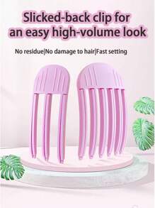 Lazy Person's High Forehead Magic Tool, Seamless Hair Clip, Wind-Shaped Comb, Hair Root Setting, Hair Clip, No Damage To Hair, High Foreheads Fluffy Clip, Bangs Magic Tool, Female High Forehead Hair Pad, Fixed Hair Clip, Lazy Person's Flat Head Magic Tool.