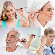 12 Pcs QGrips Ear Wax RemovalSpiral Ear Wax Removal Tool Reusable Earwax Removal Kit Safe Ear Cleaner Ear Picker Flexible Double Sided Head Ear Wax Removal Kits For Older Adult Great Selection - 如圖 - 查看 7