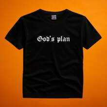 Camiseta Qualidade premium Super Confortavel Masculina em Algodão 30.1 Camisa God ,s Plan