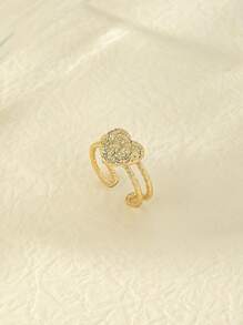 1pc Boho Ocean Style Minimalist Geometric Starfish Design Adjustable Toe Ring For Women