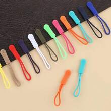 50pcs Mixed Color Zipper Pull Replacement Tags, Durable Zipper Extension Fixer For Suitcases, Backpacks, Jackets, Wallets, Handbags - Various Color Zipper Pulls Set
