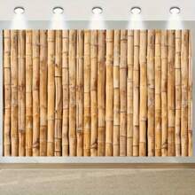 1PC Bamboo Background Party Background Photo Prop, Banner Decoration, Party Home Decoration, Party Wall Decoration, Party Background Decoration, Party Decoration Supplies