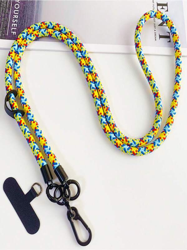 120cm Universal Diagonal Phone Lanyard With Strong Buckle, Outdoor Anti-Lost Phone Halter