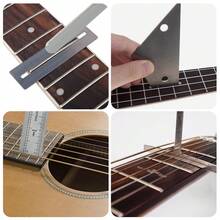 Guitar Maintenance Tools Kit – Guitar Repair & Cleaning Kit With String Winder, Cutter, Fret Files, Screwdriver – Guitar Tool Set For Acoustic, Electric, Bass Guitars For Beginners Musicians - 25PCS - View 3