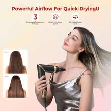 UKLISS Holiday 5-In-1 High Quality Hot Air Brush, Hair Dryer For Salon Quality Styling - Curly, Straight, Fast Drying - US A Type Plug(110-127V) - View 7