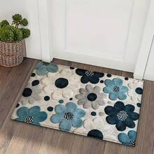 1 Stück elegante Blumenmuster Super Soft Mikrofaser Badematte, rutschfest, ultra flauschig, geeignet für Badezimmer, Schlafzimmer, Küche, Eingangsbereich, Innen- und Außenbereich, Heimdekoration, Badezimmerzubehör, perfektes Einweihungsgeschenk - Verschiedenfarbig - Übersicht 5