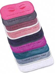 专业睫毛延长额头软毛巾贴纸支架嫁接睫毛垫托盘睫毛夹美容院工具 - 彩色 - 查看 19