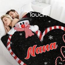 Blanket For Grandma Nana Gigi Grandpa Gift For Christmas - Multicolor - View 3