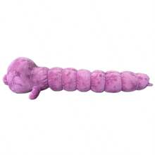 1 pernă de pluș drăguță cu omidă roz pufoasă, pernă de pluș cu animale, decor pentru casă, pernă de lenjerie de pat, cadou de sărbătoare/zi de naștere, cadou, jucărie pentru copii