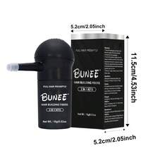 BUNEE 15g Fiber Powder + Spray Head Combo Set - Convenient Physical Hair Volumizing, Styling Hair Density Treatment - Multicolor - View 10