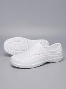 New Waterproof Food Service Shoes, Outdoor Slip-Resistant Work Shoes, Lightweight, Slip-On, Rainy Day Shoes