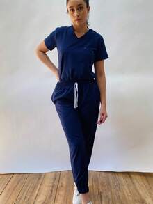 Scrub Sets - Navy Blue - View 5