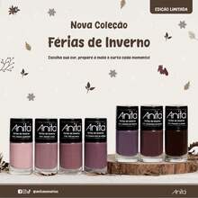 Anita Winter Holiday Collection 7-Piece Nail Polish Kit - Mocha Brown - View 2