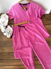 Scrub Sets - Pink - View 2