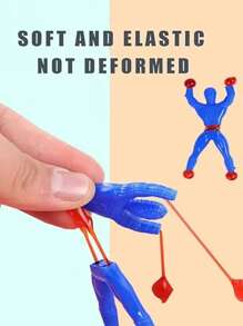 5/10/20/30/50pcs Funny Sticky Rolling Men Sticky Stretchy Wall Climbing Man Party Favor Tricky Novelty Toys Party Supplies