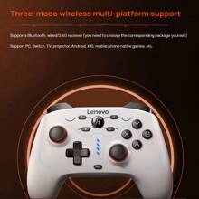 Lenovo Gaming Controller S04 | Hall Magnetic Trigger + 1000Hz Ultra-Low Latency | Triple-Mode Wireless | Ergonomic Dual Shock Immersive Experience
