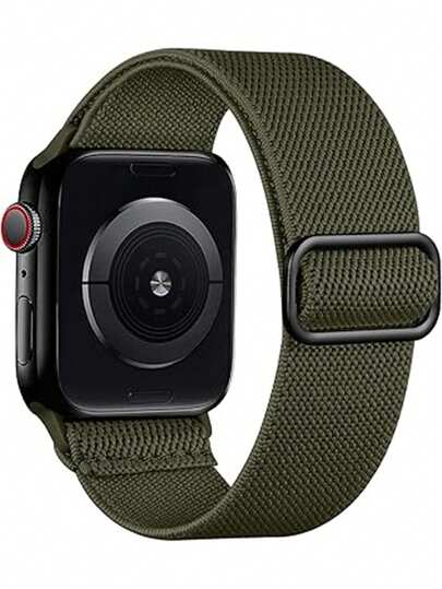 Correa de reloj de nailon, compatible con las correas de de 38 mm, 40 mm, 41 mm, 42 mm, 44 mm, 45 mm, 46 mm, 49 mm. Correa de nailon suave, transpirable y elástica. Compatible con Apple Watch Series Ultra/11/10/9/8/76/5/4/3/SE. Correas de reloj deportivas y casuales para hombres y mujeres.